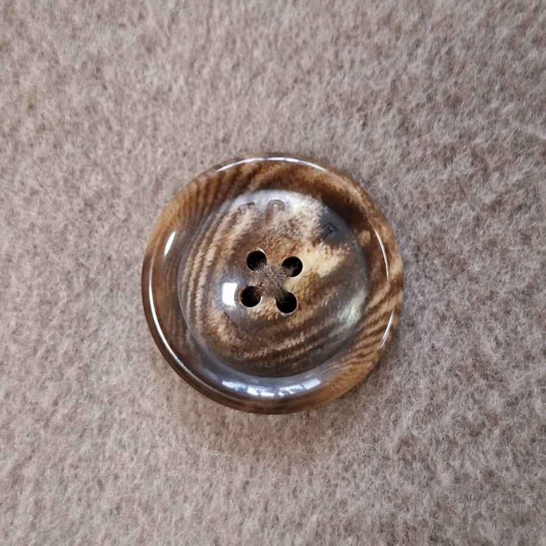 美品✨ティッカ 定価6.4万 近年テントコート ダブルブレスト トープ