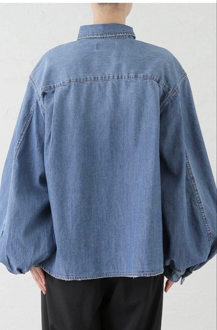 SLOBE IENA LE DENIM WING SLEEVE シャツ