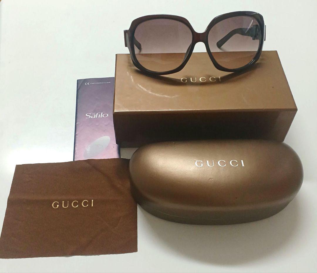 【未使用】GUCCI サングラス サイドリボンモチーフ