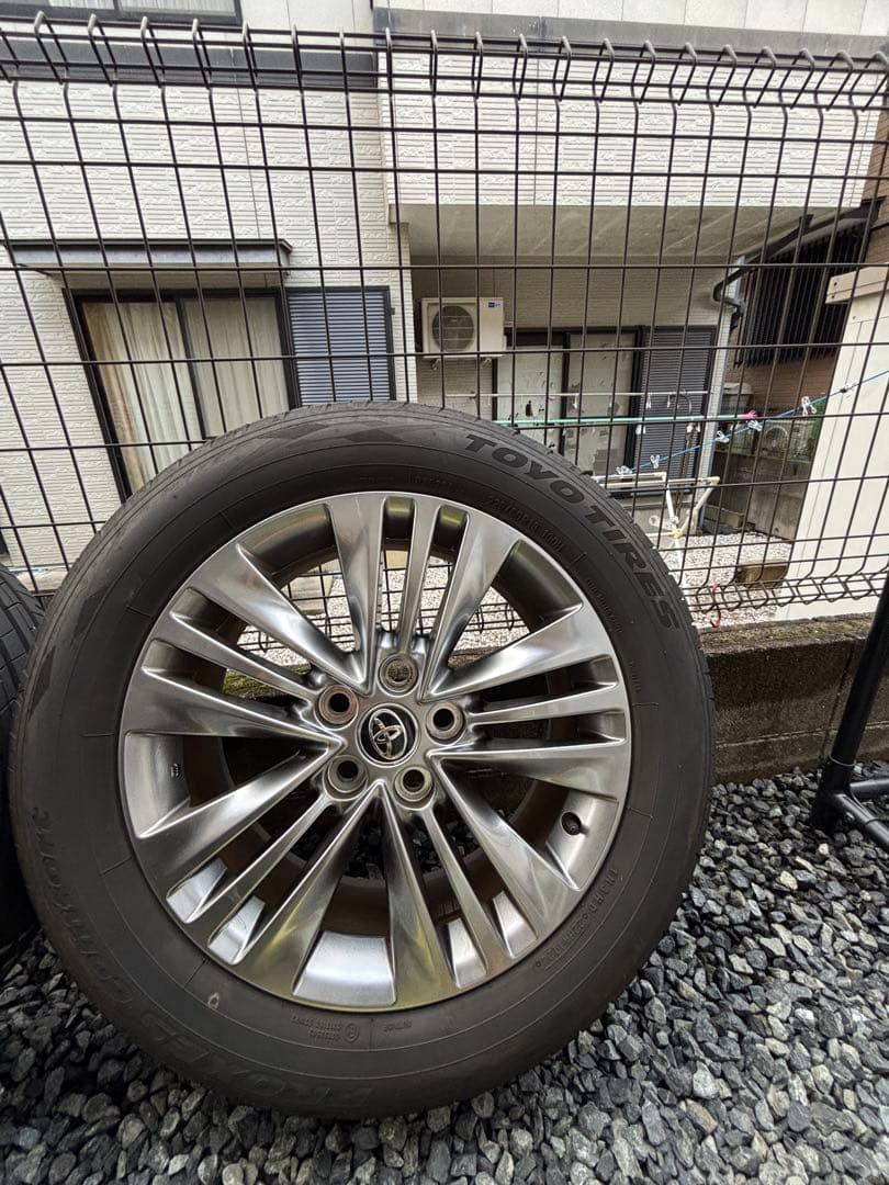 アルファード40系18インチ純正タイヤホイールセット 美品