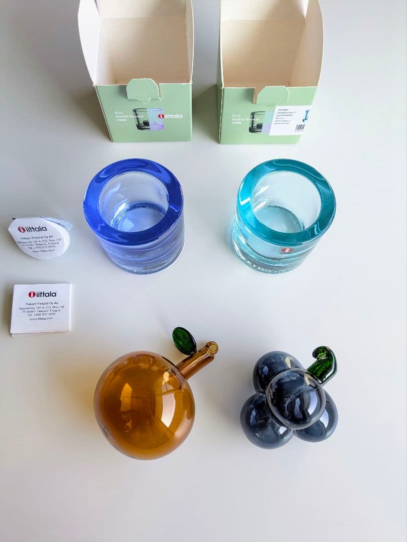 イッタラ　キビ　ミニフルーツ＆ベジタブル　オーナメント　グレープ　アップル