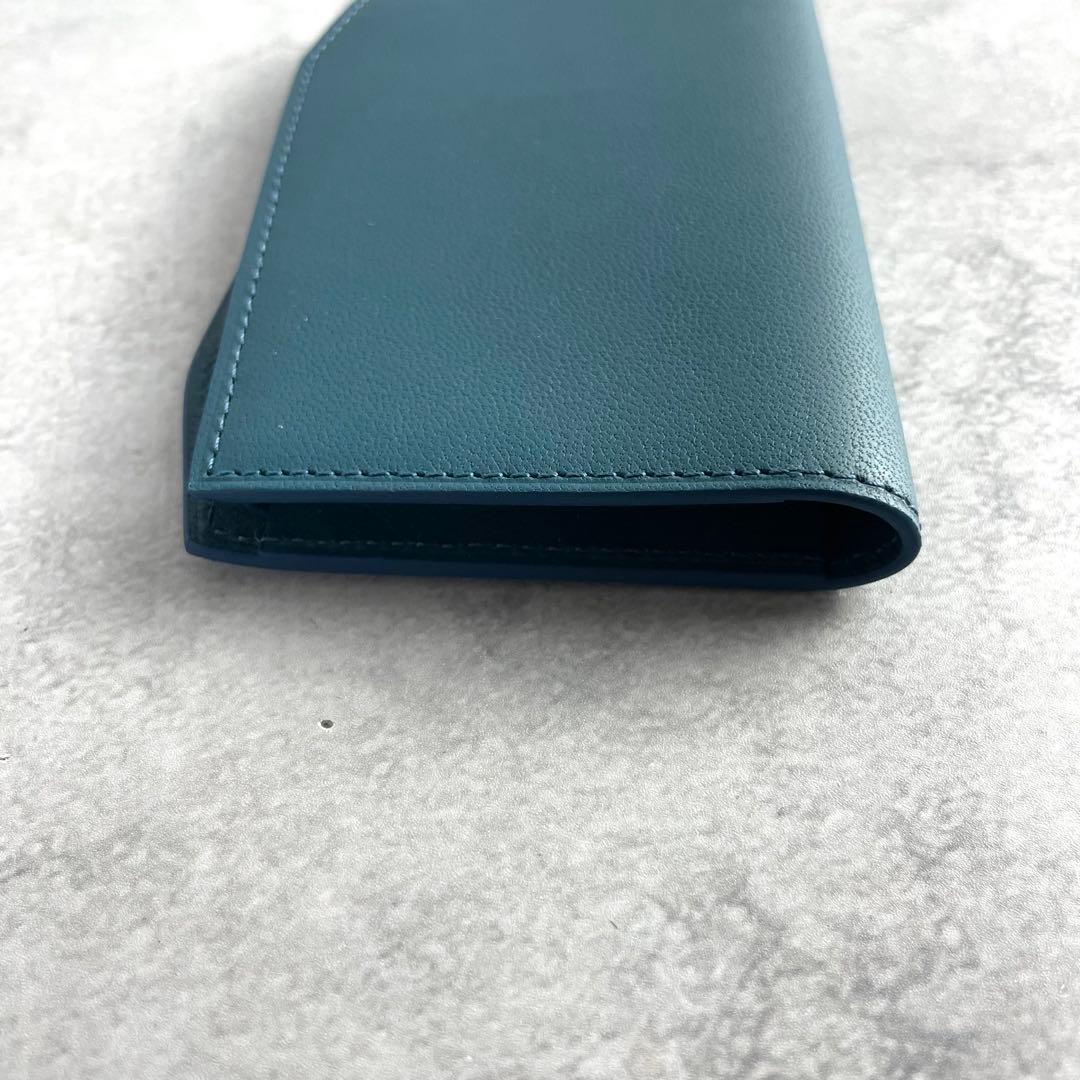 未使用✨ corthay カードケース コルテ キャメルレザー 本革 ブルー