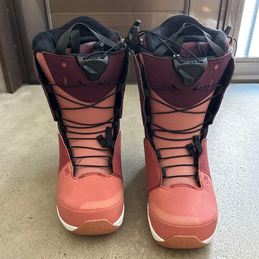 Salomon スノーボードブーツ 女性用 ピンク/ワインレッド