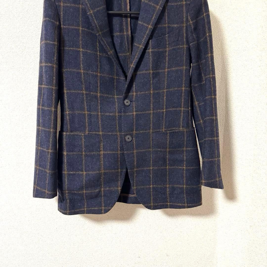 TAGLIATORE タリアトーレ ネイビー チェック柄 テーラードジャケット