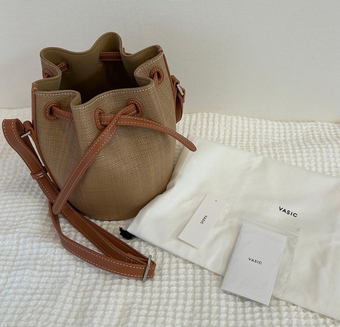 VASIC トゥモローランド別注クラブミニラフィア　かごバッグ