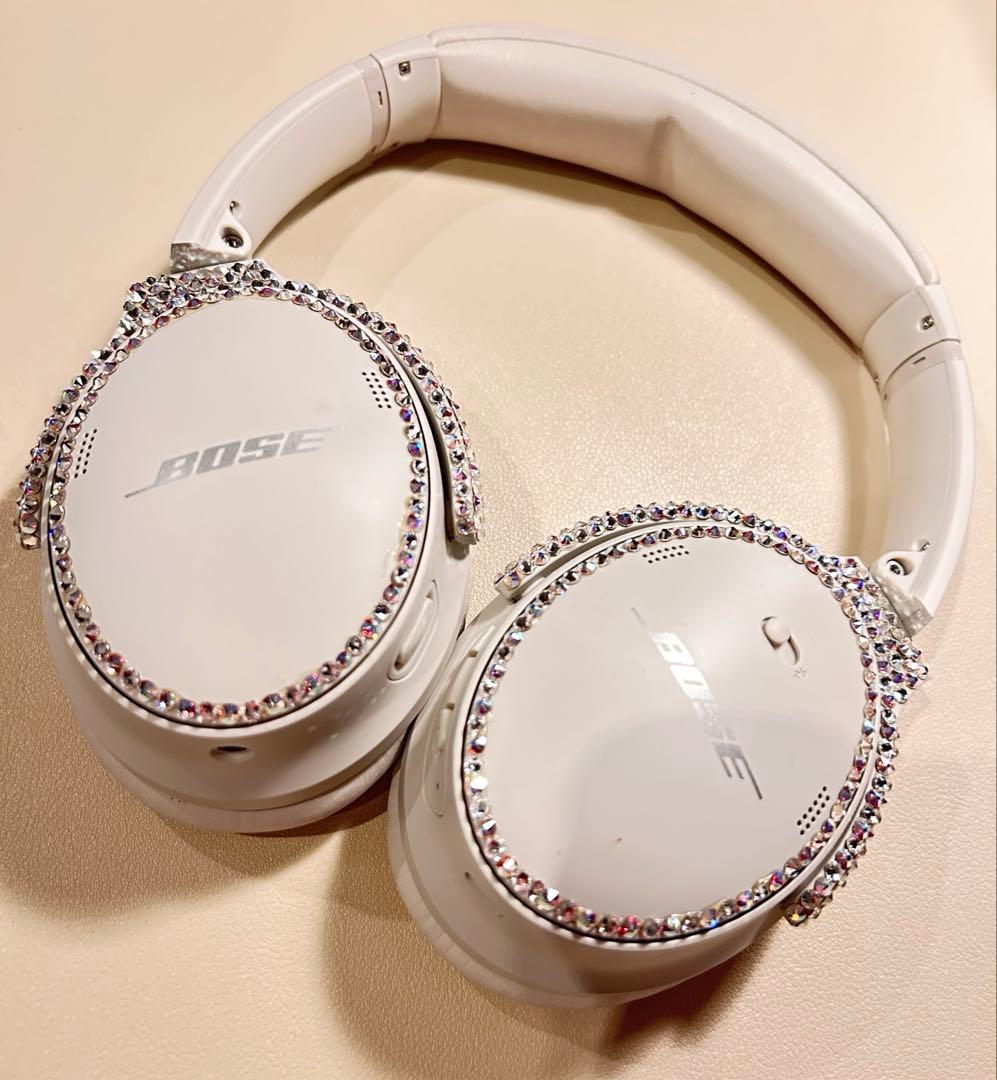 未使用！BOSE QuietComfort45デコヘッドフォンスワロフスキーキラ