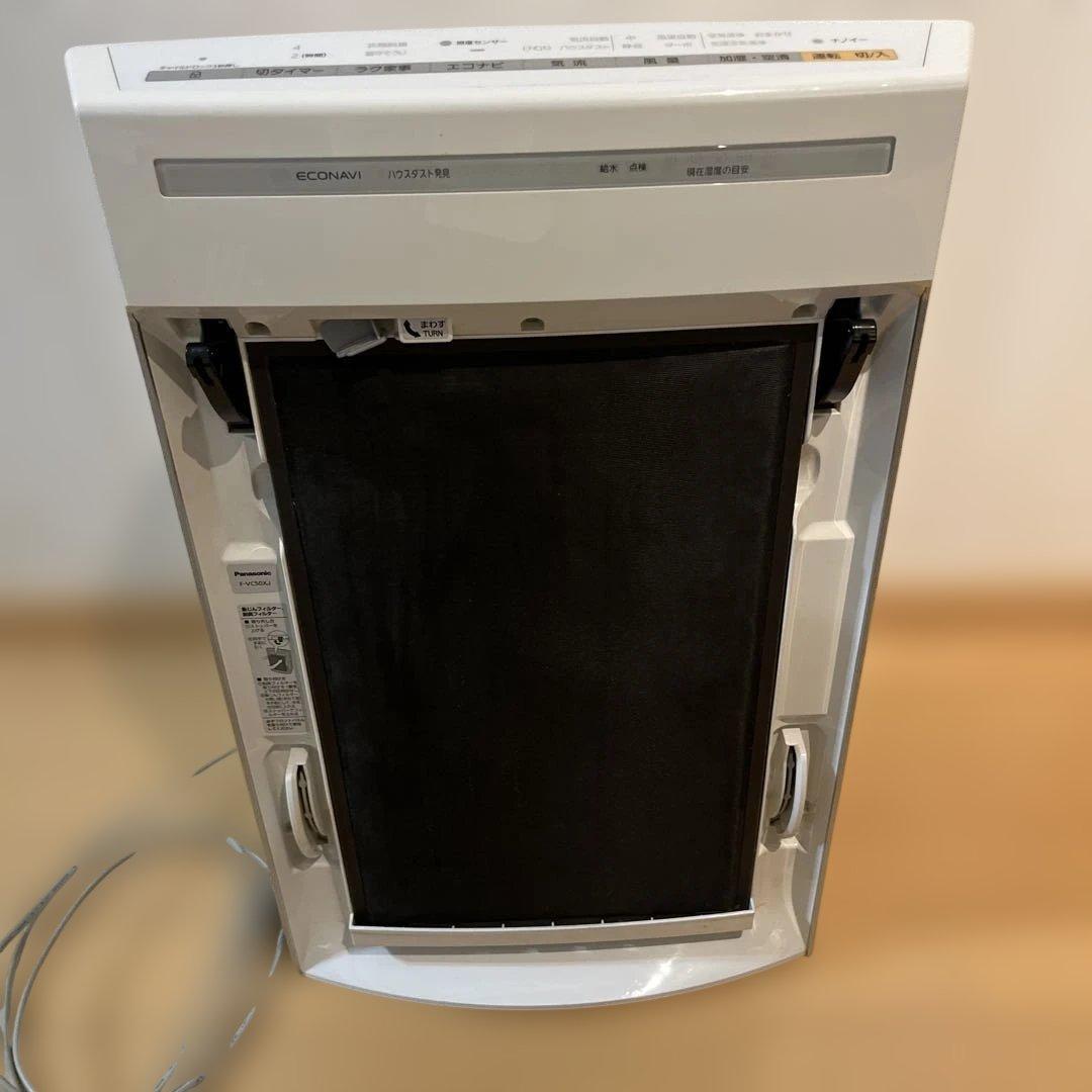 フィルター交換済み　美品　パナソニック　空気清浄機　F-VC50XJ-W