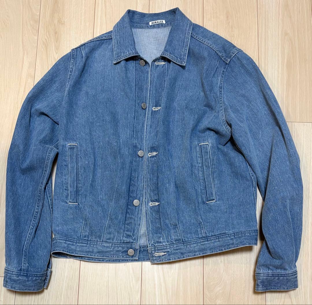 Auralee デニムブルゾン サイズ4 ライトインディゴ