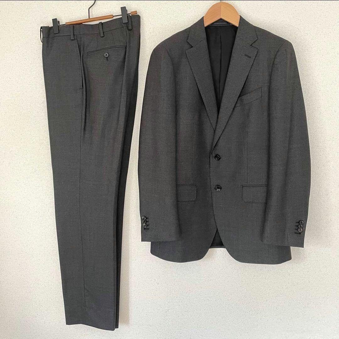 上質 ロロピアーナSuper150's HILTONグレースーツセットアップA7