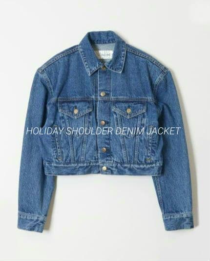 HOLIDAY SHOULDER DENIM JACKET デニムジャケット