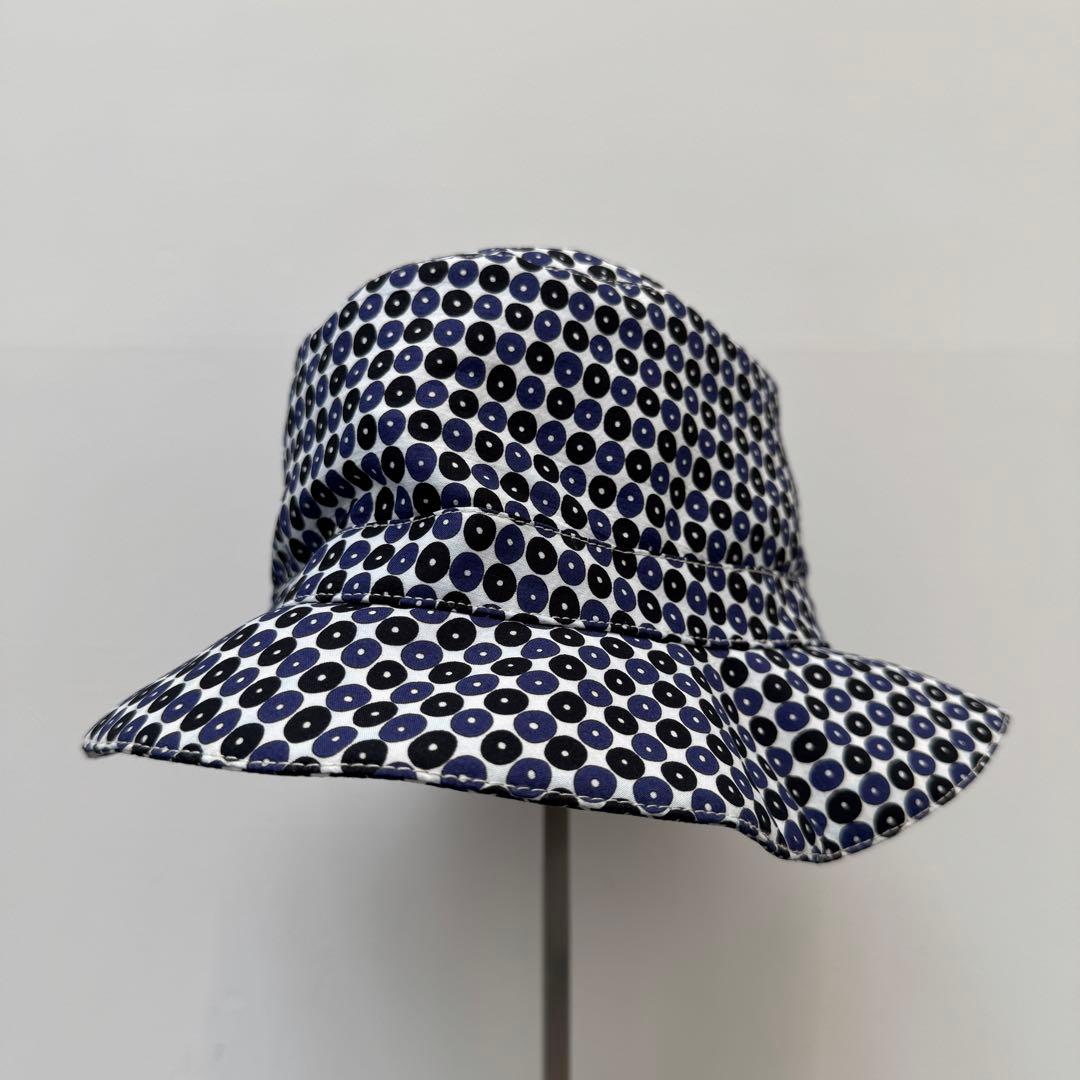 t*t様 【美品】 エルメス バケットハット コットン ネイビー 57 HERM