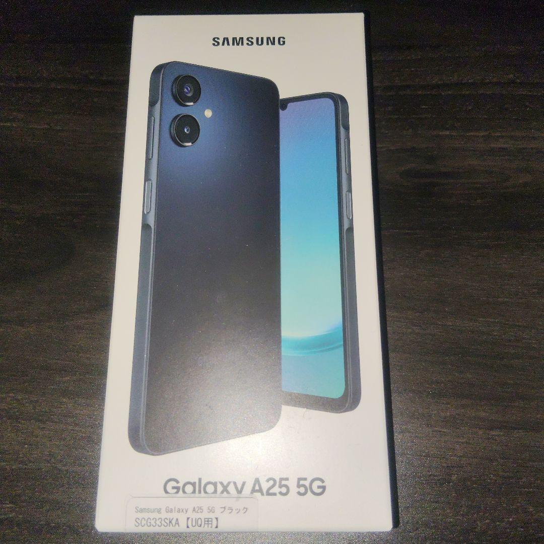 Galaxy A25 5G ブラック 通信確認のみ