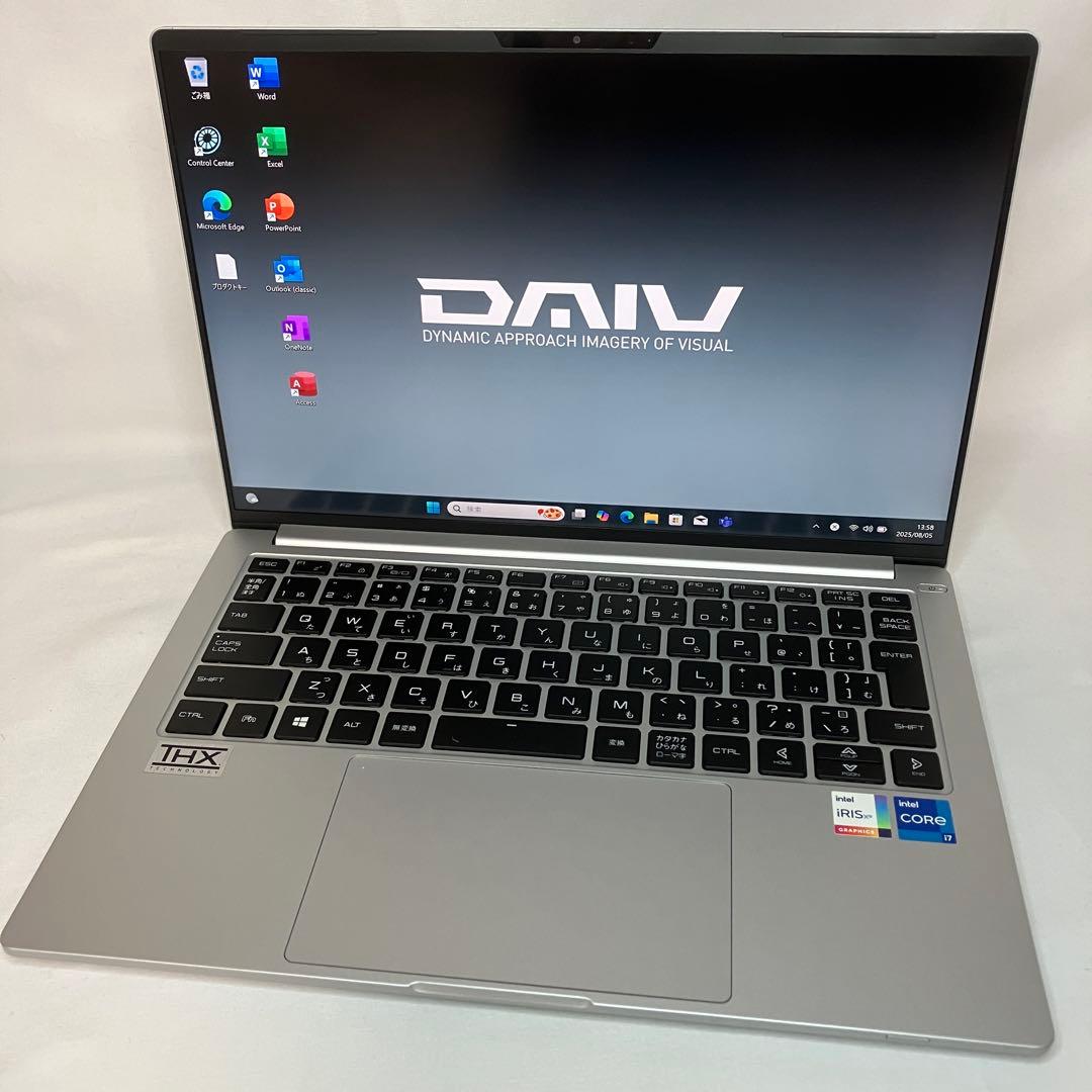 準美品 DAIV 4P 11世代 i7 32GB SSD 512GB WUXGA