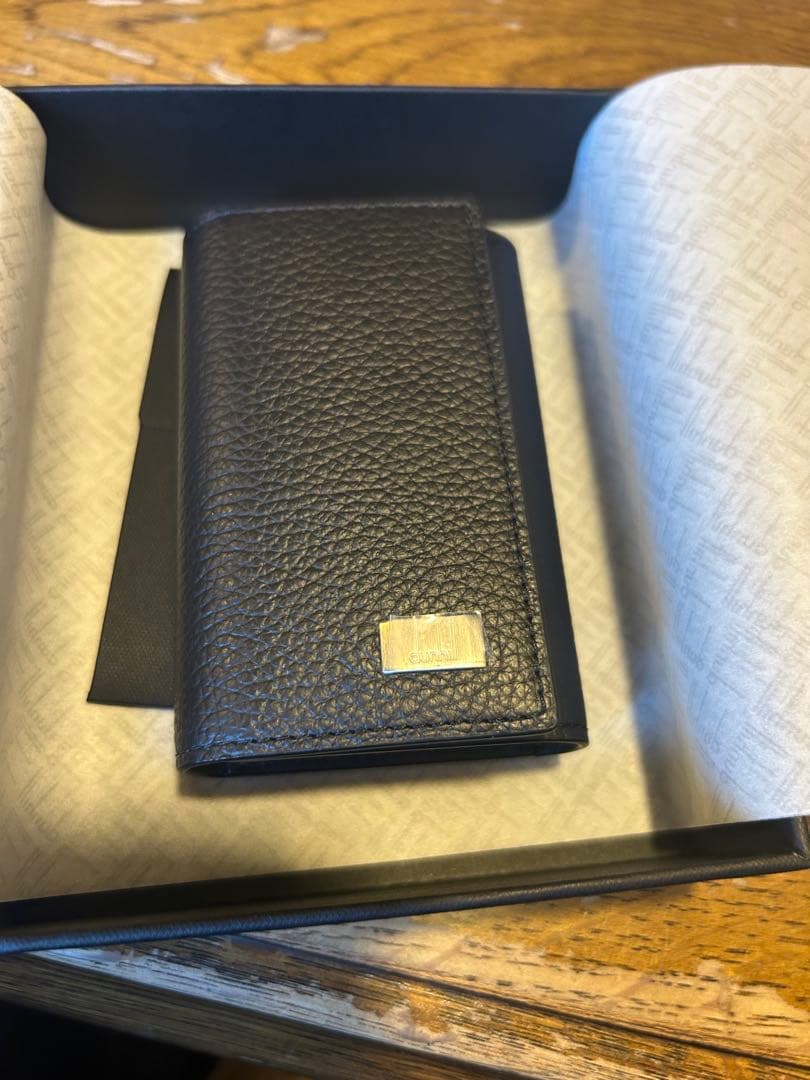 dunhill ブラック レザー キーケース　ブランド