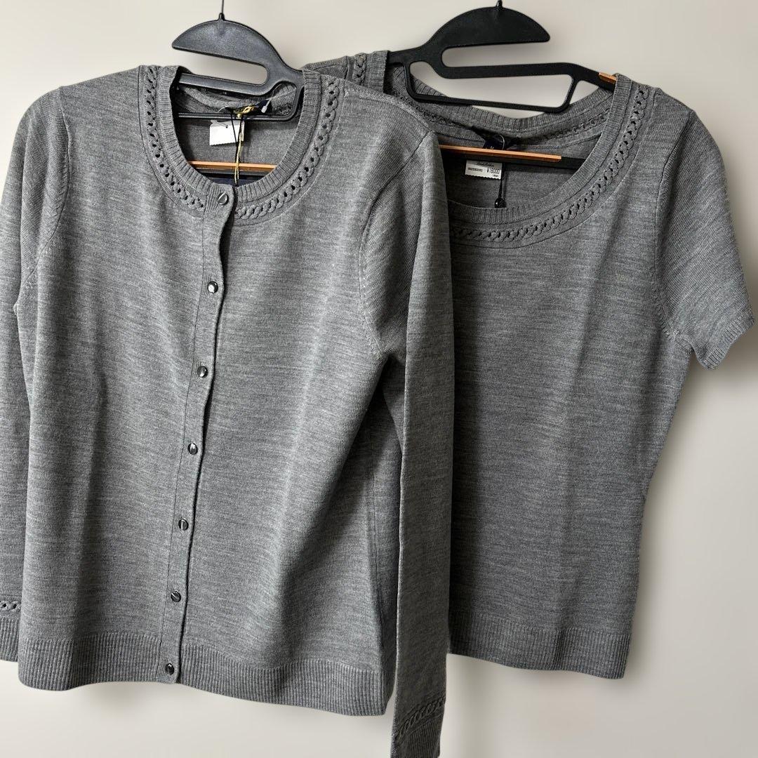 ブルックスブラザーズ　アンサンブル半袖　長袖カーディガン　サイズM