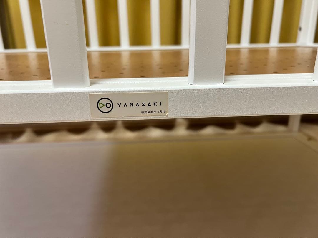 【YAMAZAKI】木製ベビーベッド ハイタイプ ツーオープン