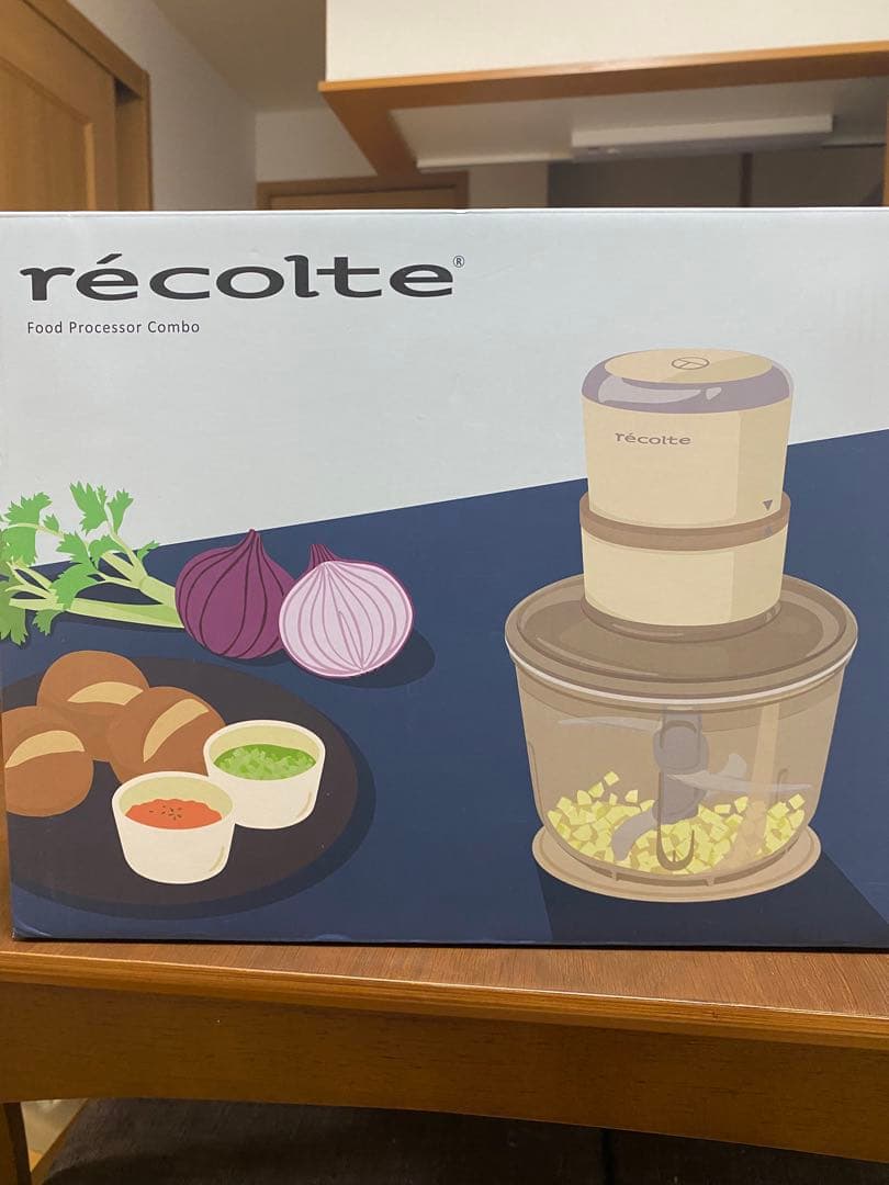 recolte フードプロセッサーコンボ　RCP-6W クリームホワイト