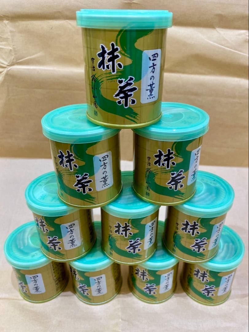 抹茶　山政小山園　四方の薫　30g 10缶セット