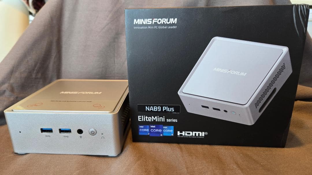 試用のみ「Minisforum NAB9 Plus」i9+32GB+1TB