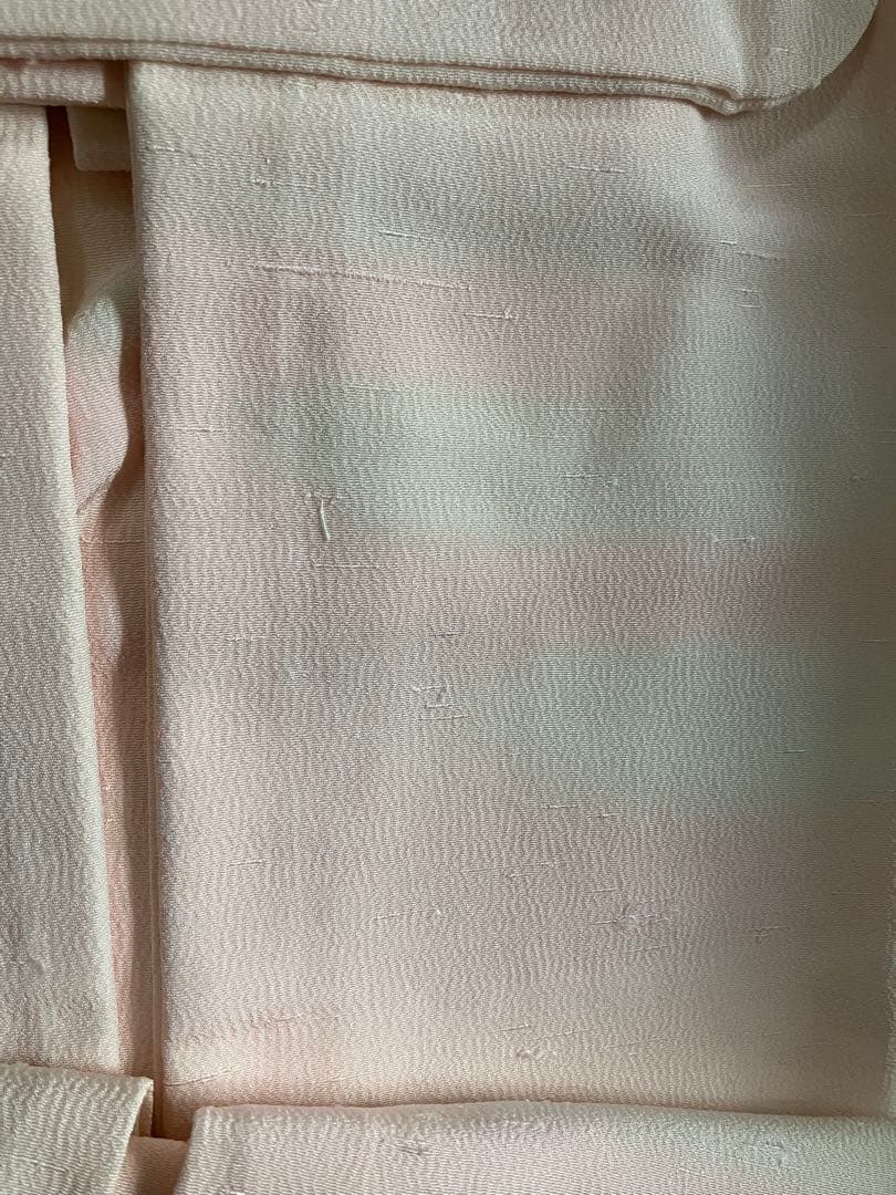 鬼しぼ縮緬　暈しピンク　正絹 長襦袢