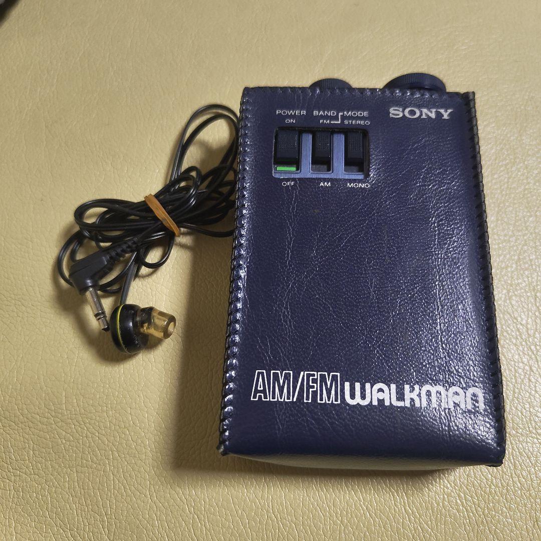ソニー携帯ラジオ　SONY AM/FM WALKMAN SRF-80