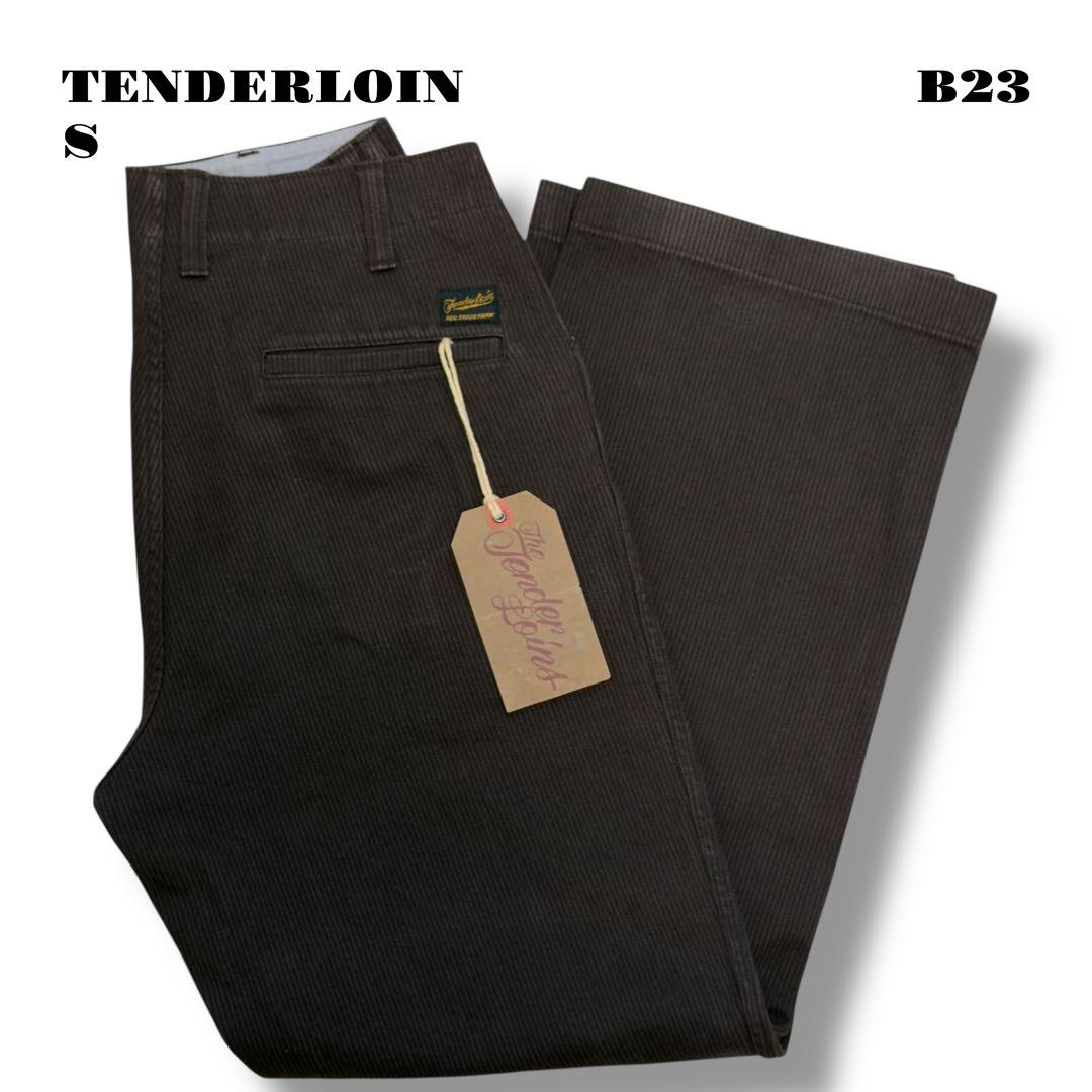 人気品！ TENDERLOIN BDP PIQUE ピケ パンツ ブラウン 茶S