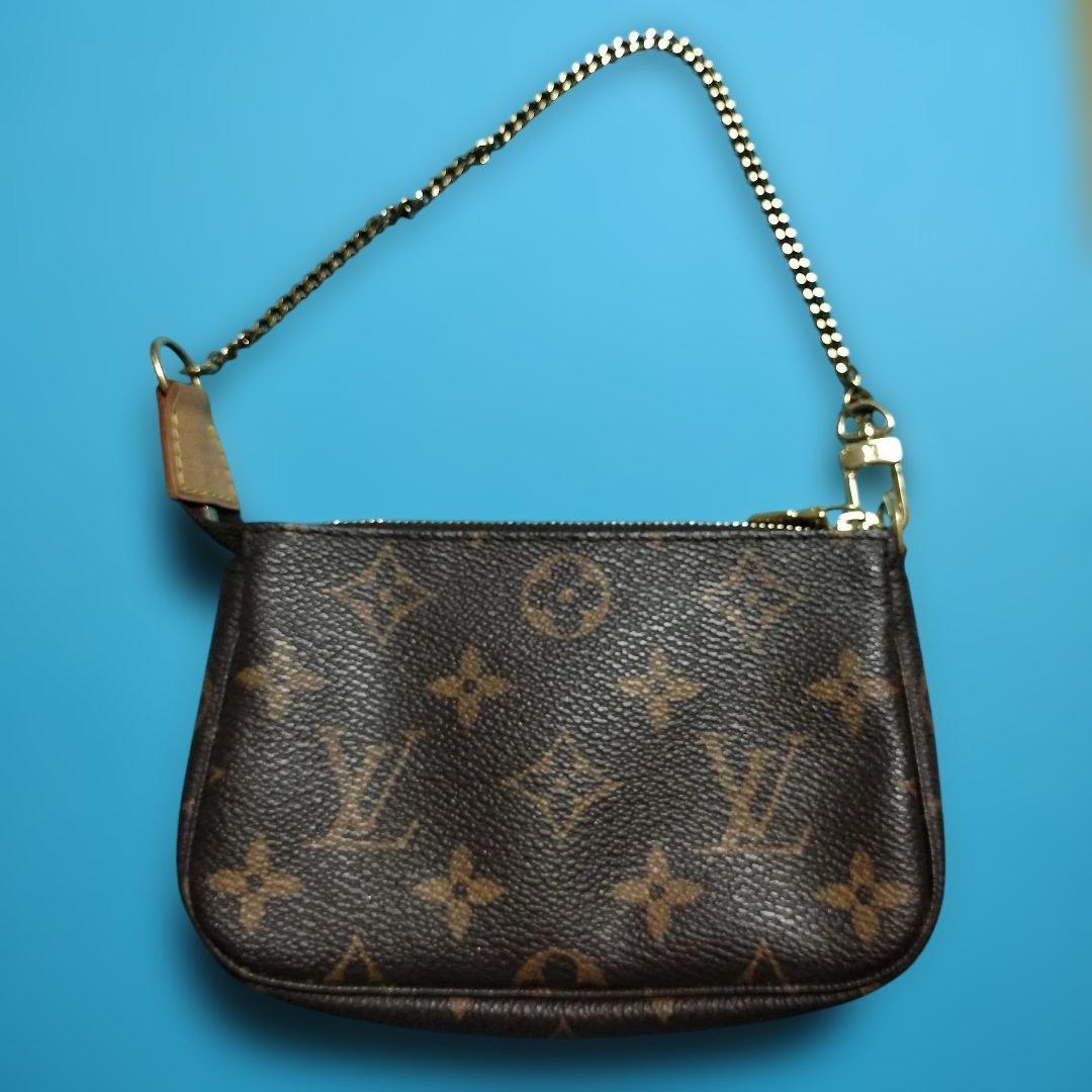 ルイヴィトン モノグラム ミニ ポシェット アクセサリーポーチ