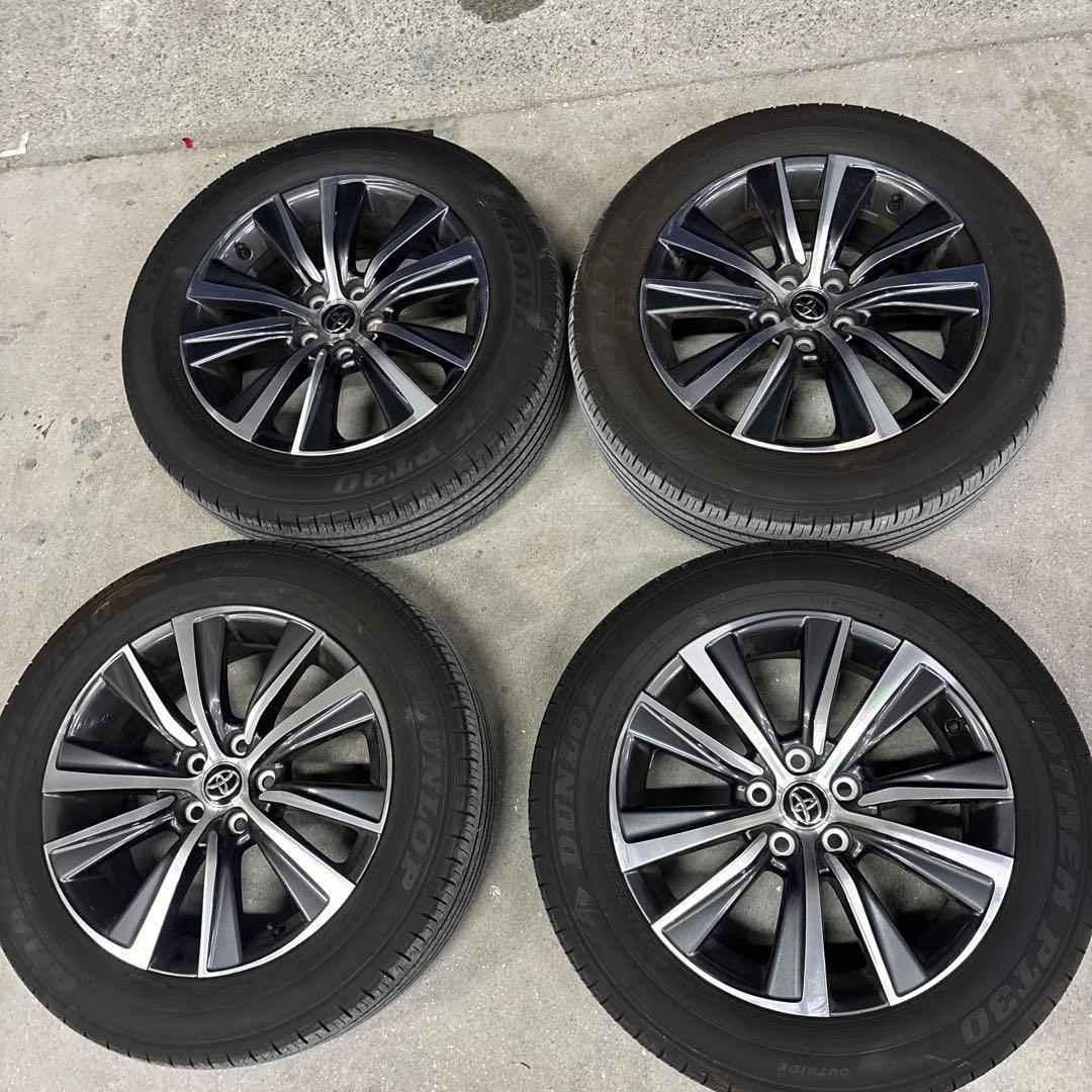 80ハリアー純正ホイール