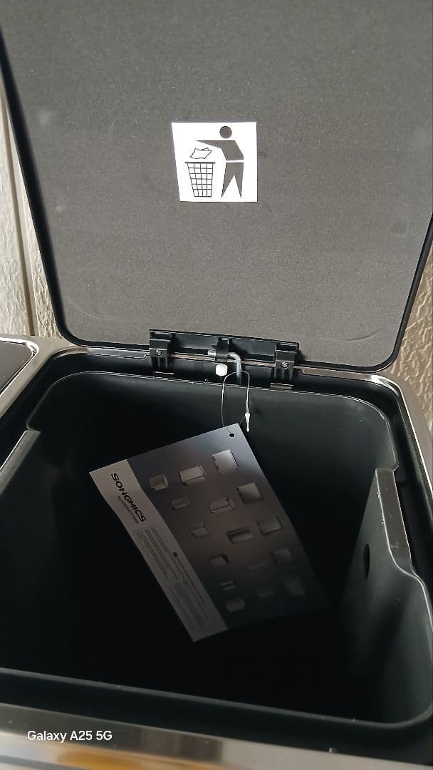 訳ありゴミ箱 ダストボックス 2分別ペダル式 2x30L ステンレス