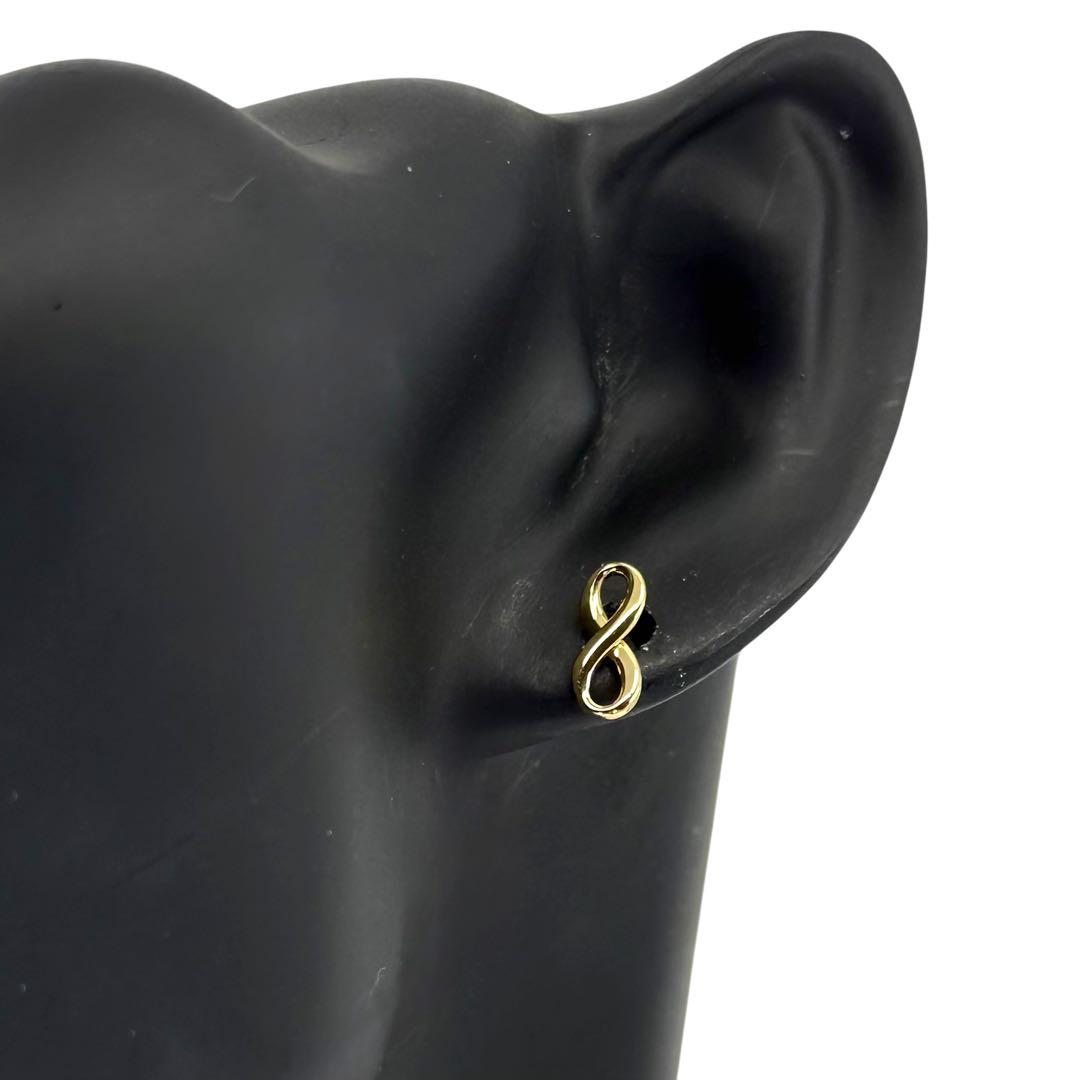 【新品仕上げ済み】ティファニー　インフィニティ　ピアス　750 18K 片耳用