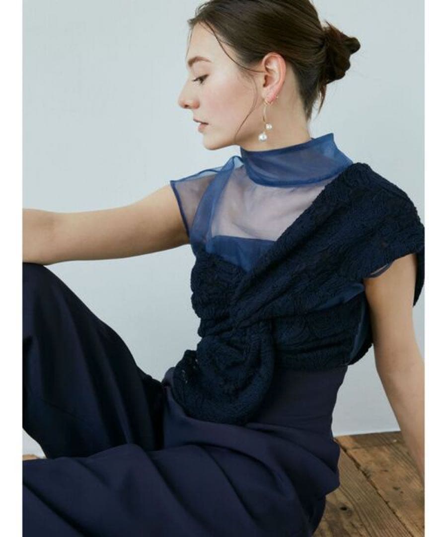 ＊新品タグ付き美品＊ラグナムーン LADYエンブロイダリーツイストパンツドレス