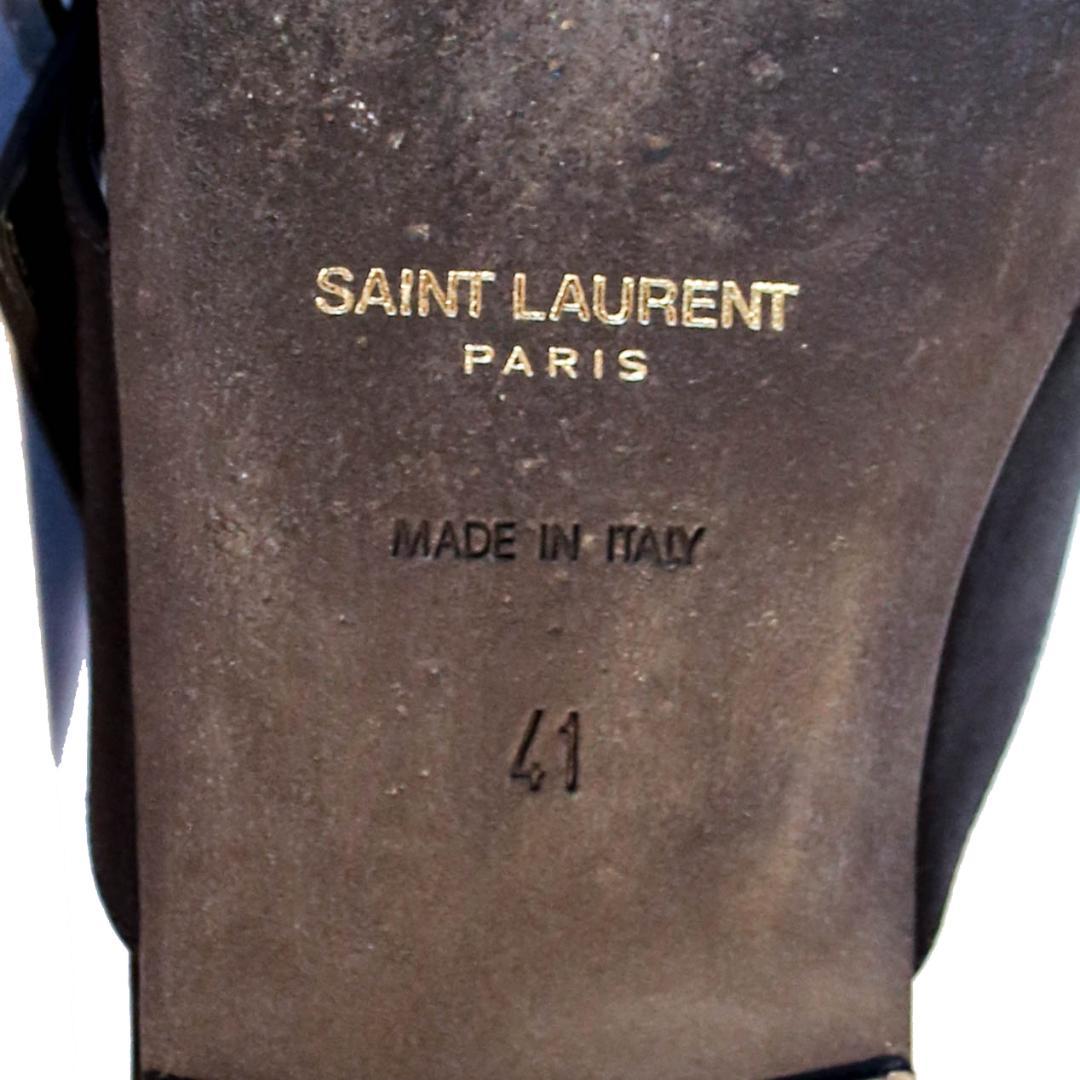 SAINTLAURENT サンローラン パリ 23SS ビジューサンダル 41