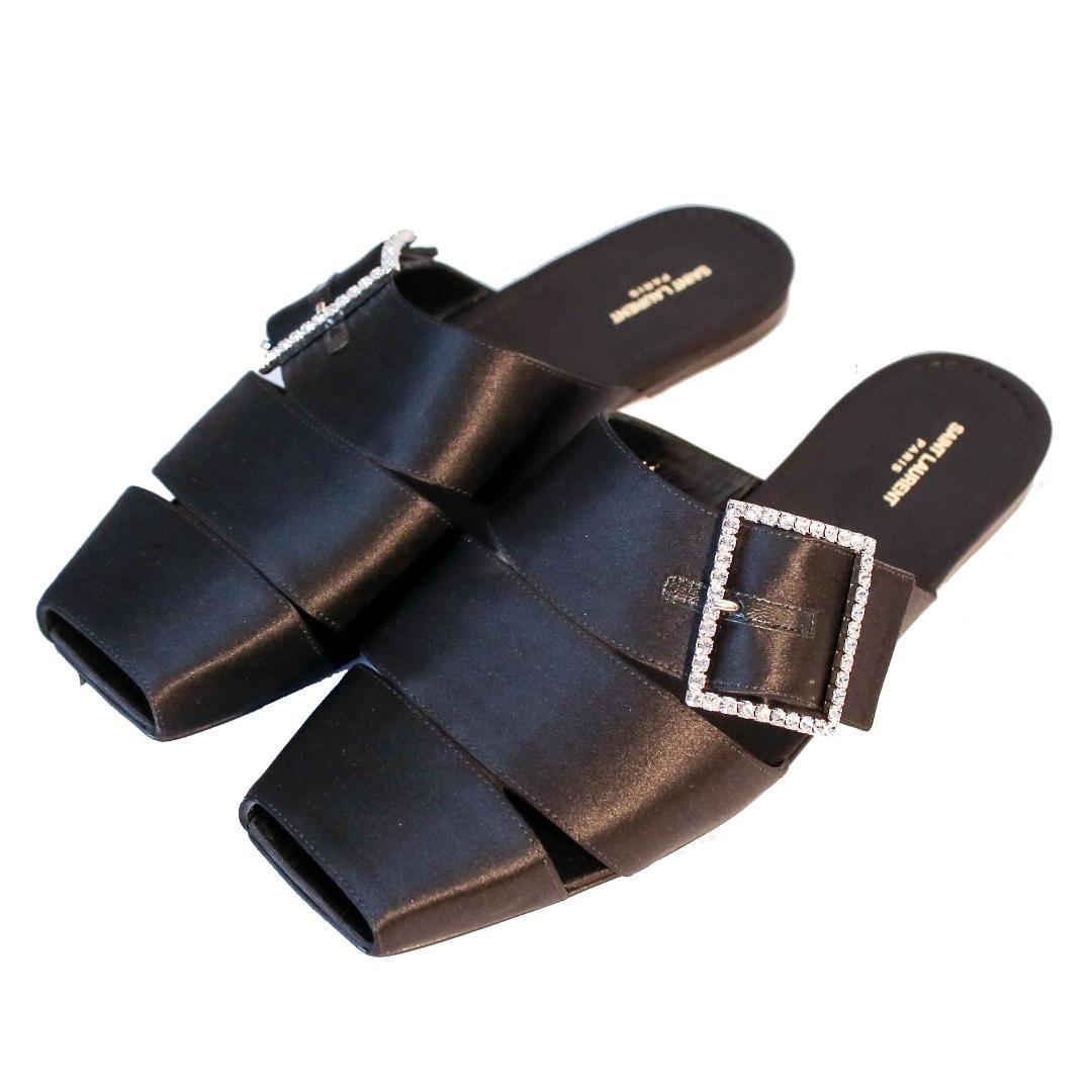 SAINTLAURENT サンローラン パリ 23SS ビジューサンダル 41