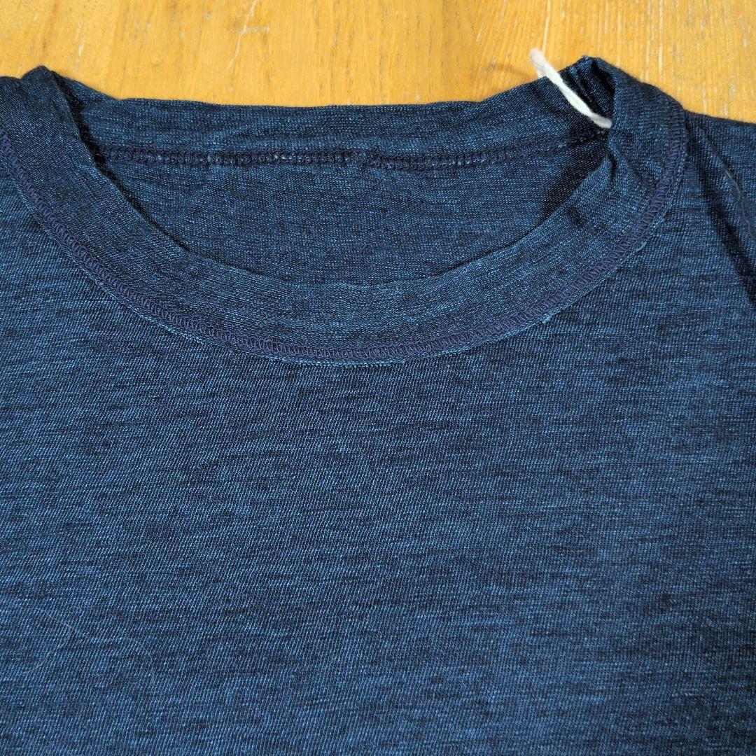 未使用タグ付　45rpm　インディゴオーシャンTシャツ