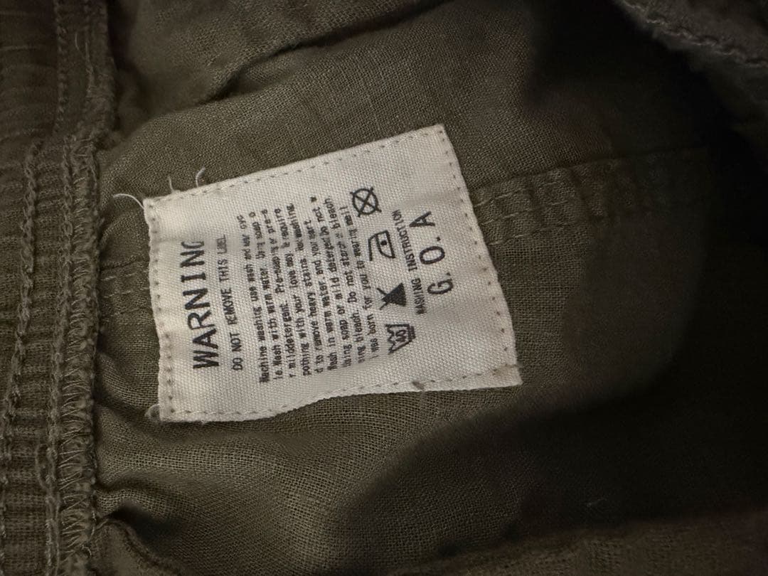 GOA パラシュートパンツ