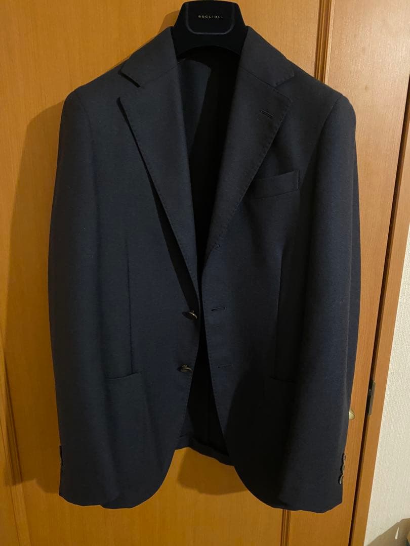 【美品】　ボリオリ　ドーバー　ネイビージャケット　42