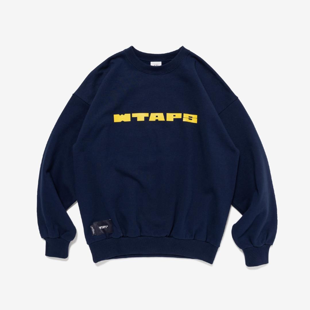 サイズ M / WTAPS BRICK SWEATER COTTON NAVY