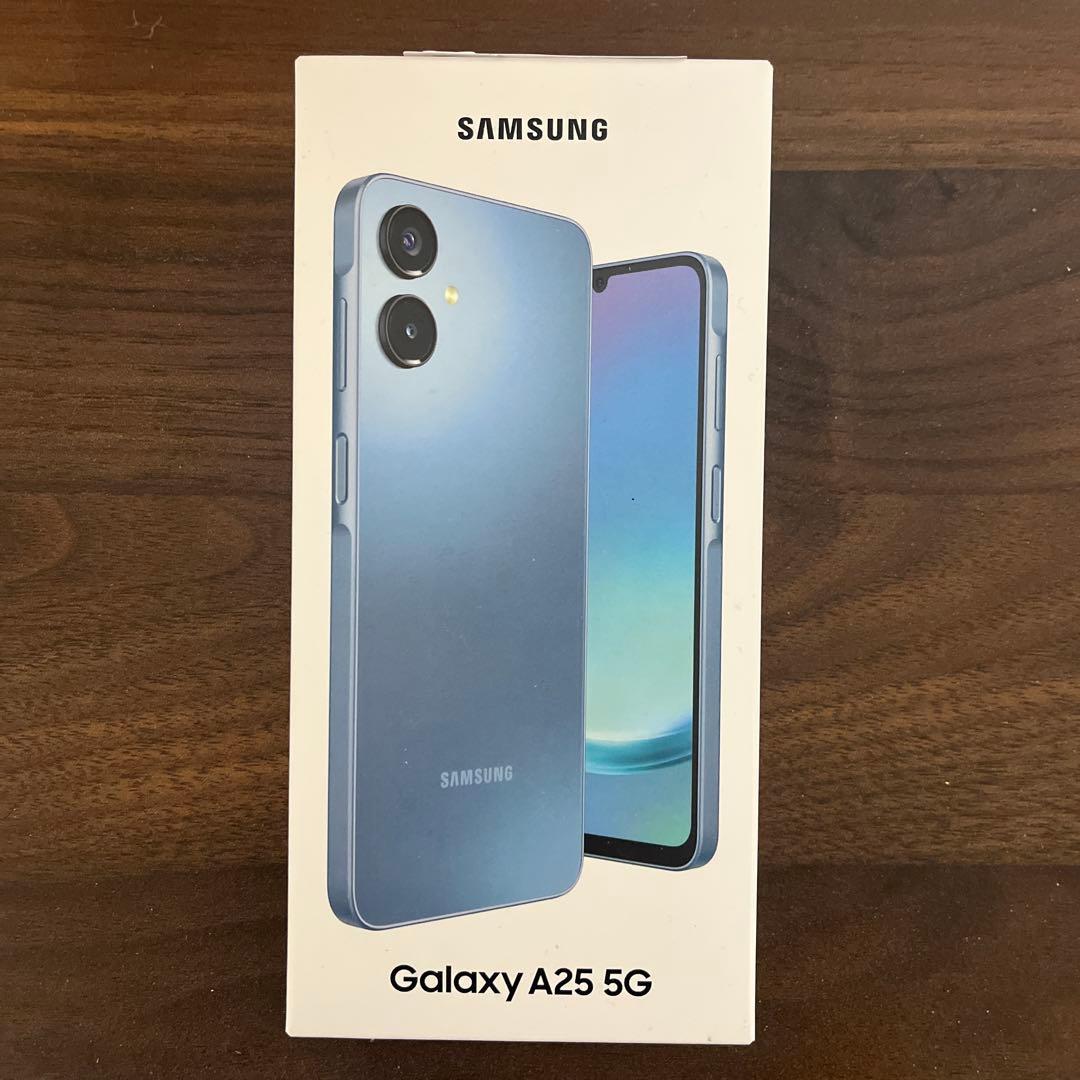 Samsung Galaxy A25 5G 本体　ブルー