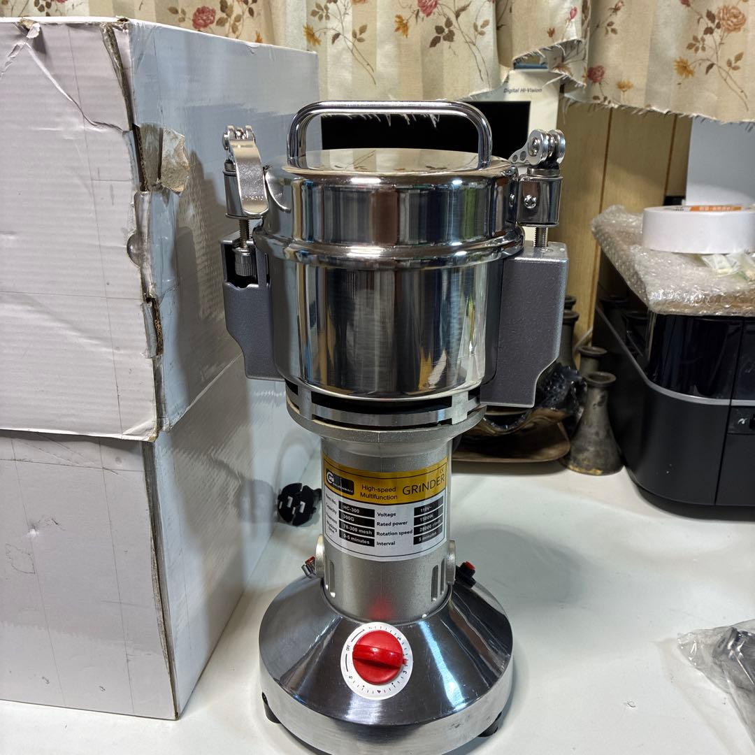 業務用　粉砕機　ステンレス　グラインダー HC-300 300g　穀物　製粉機