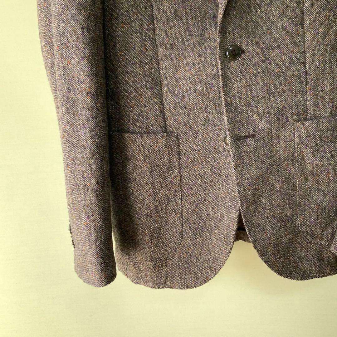L.B.M.1911 ルビアム ウールジャケット 44ブラウン ホームスパン伊製