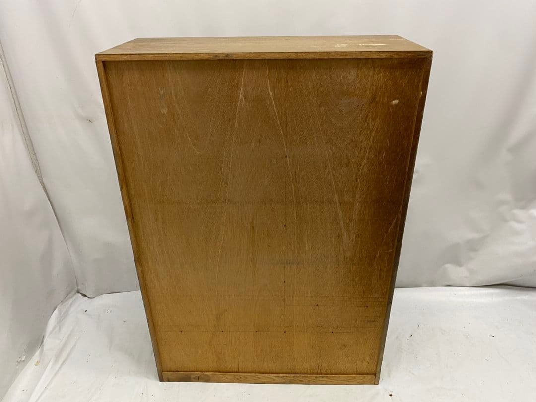 レトロ ガラス キャビネット 食器棚 書棚 本棚 本箱 ヴィンテージ 昭和