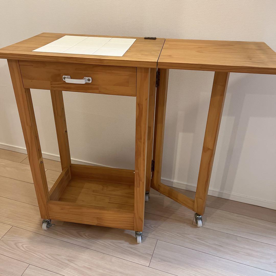 momonatural momohouse キッチンワゴン　モモナチュラル　収納