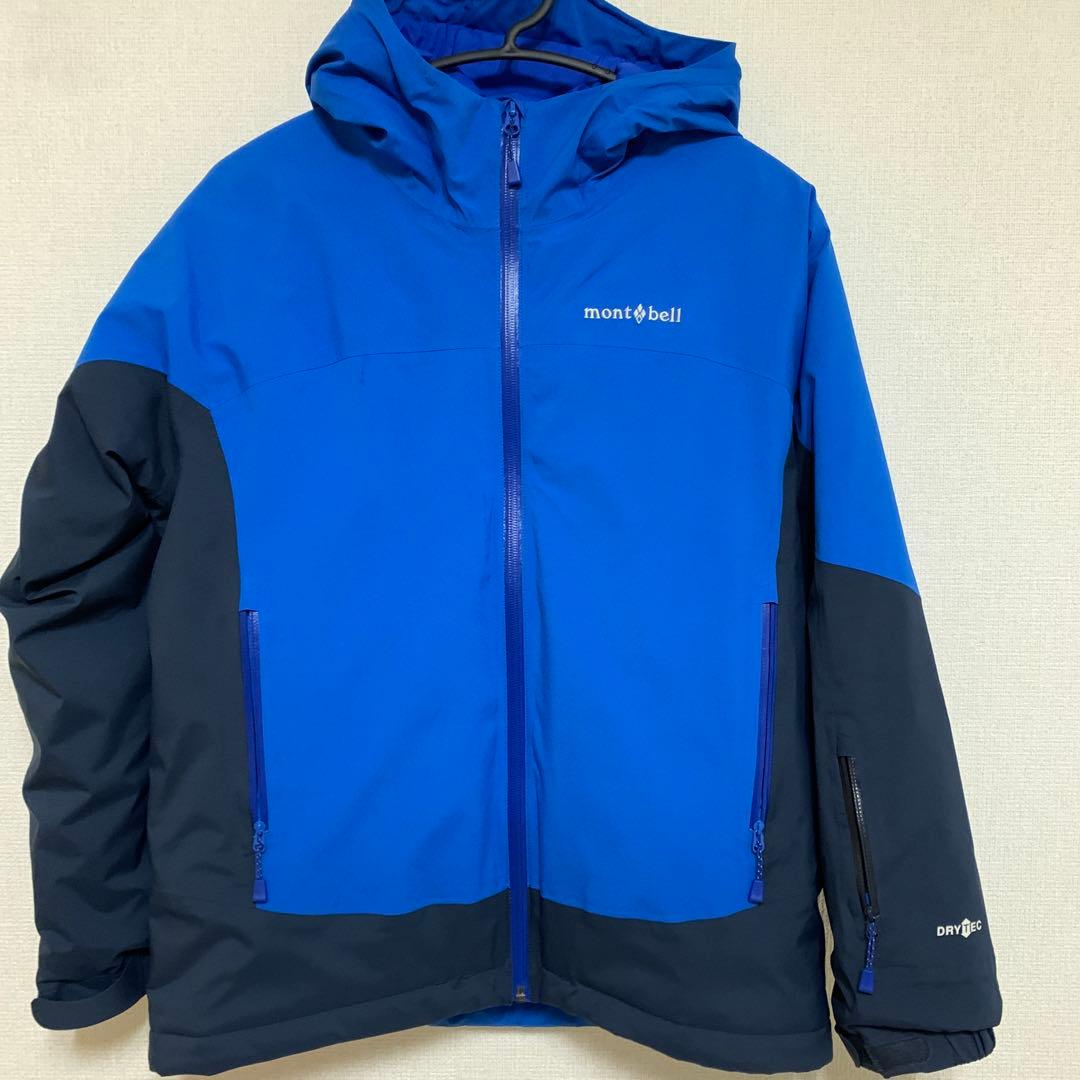 mont-bell パウダーステップパーカドライテックパンツKid's160