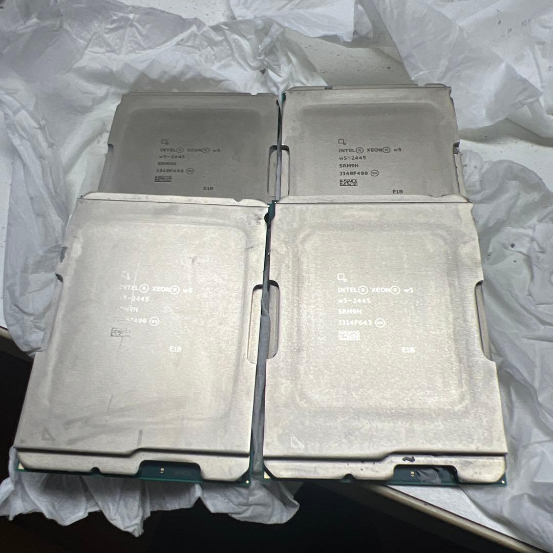 intel zeon w5-2445 srm9h cpu4セット