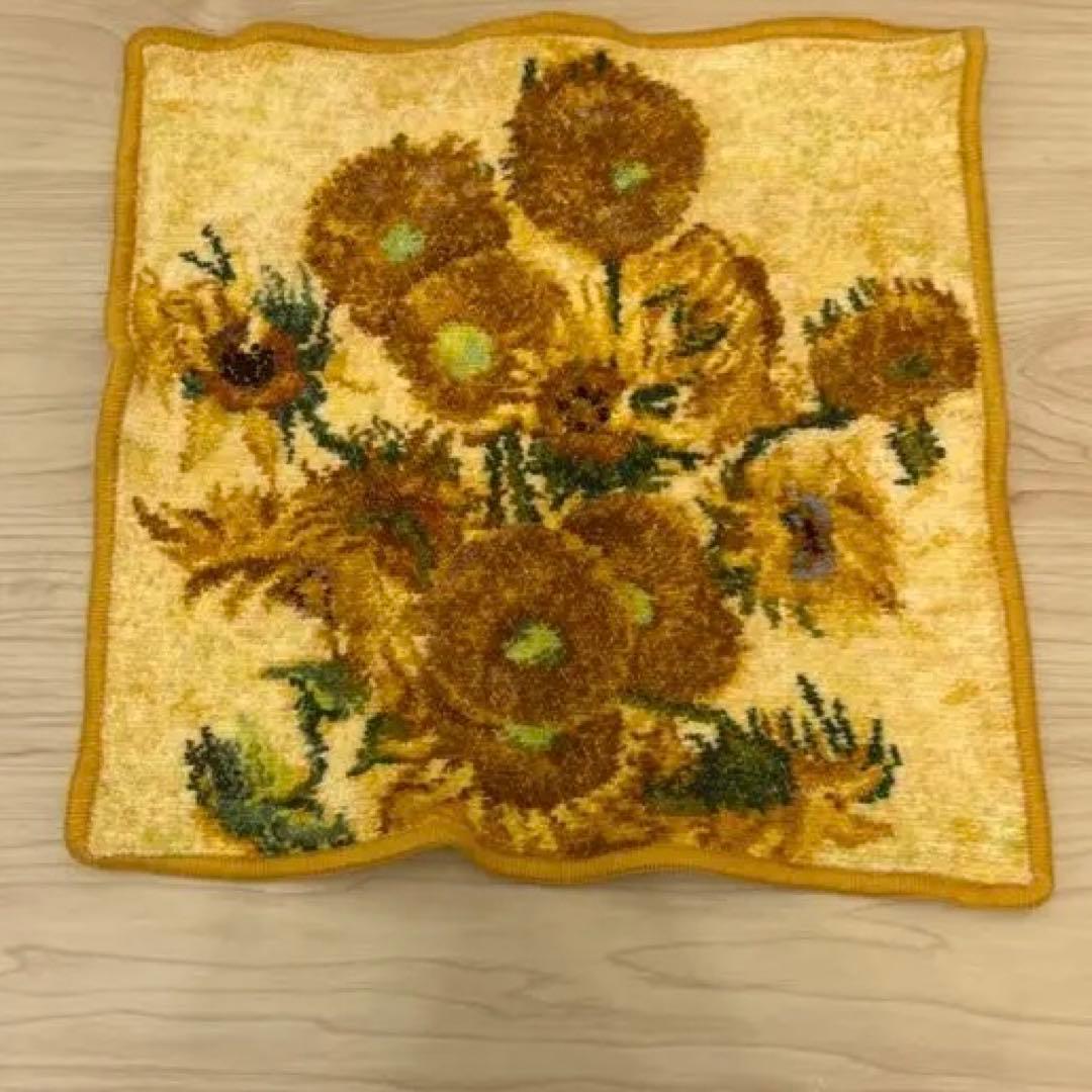 ゴッホ　サンフラワーズ & アーモンドブロッサム２枚セット　フェイラー