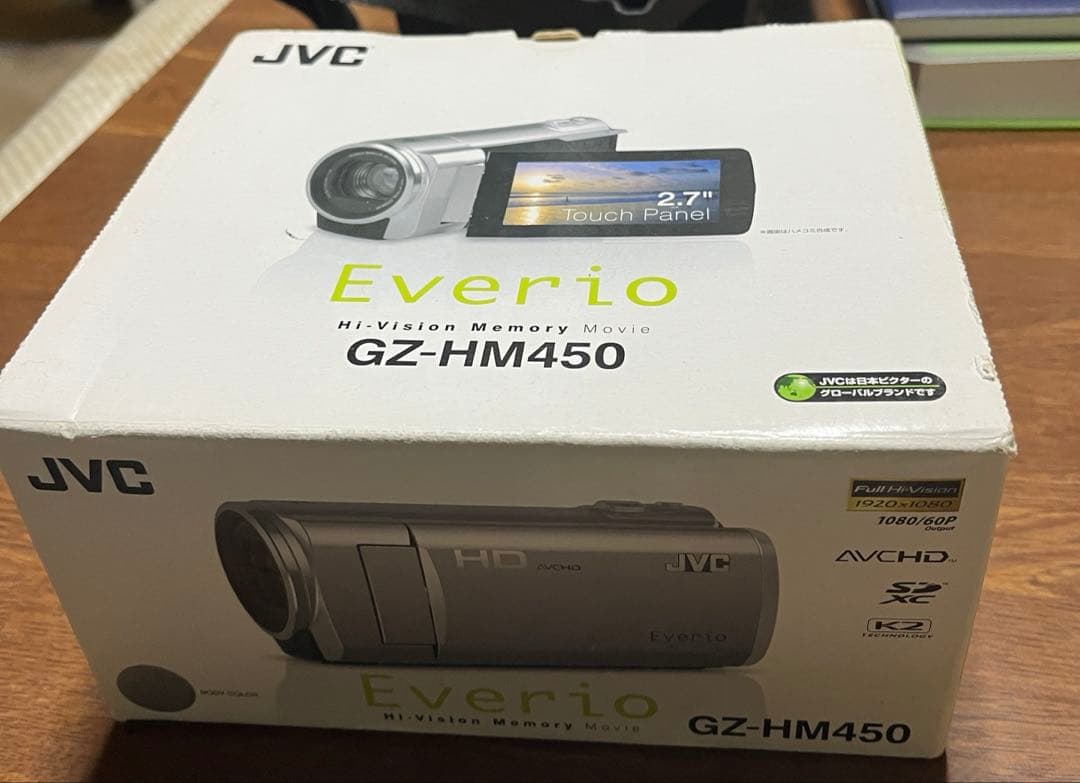 JVC VictorハイビジョンメモリームービーEverio GZ-HM450