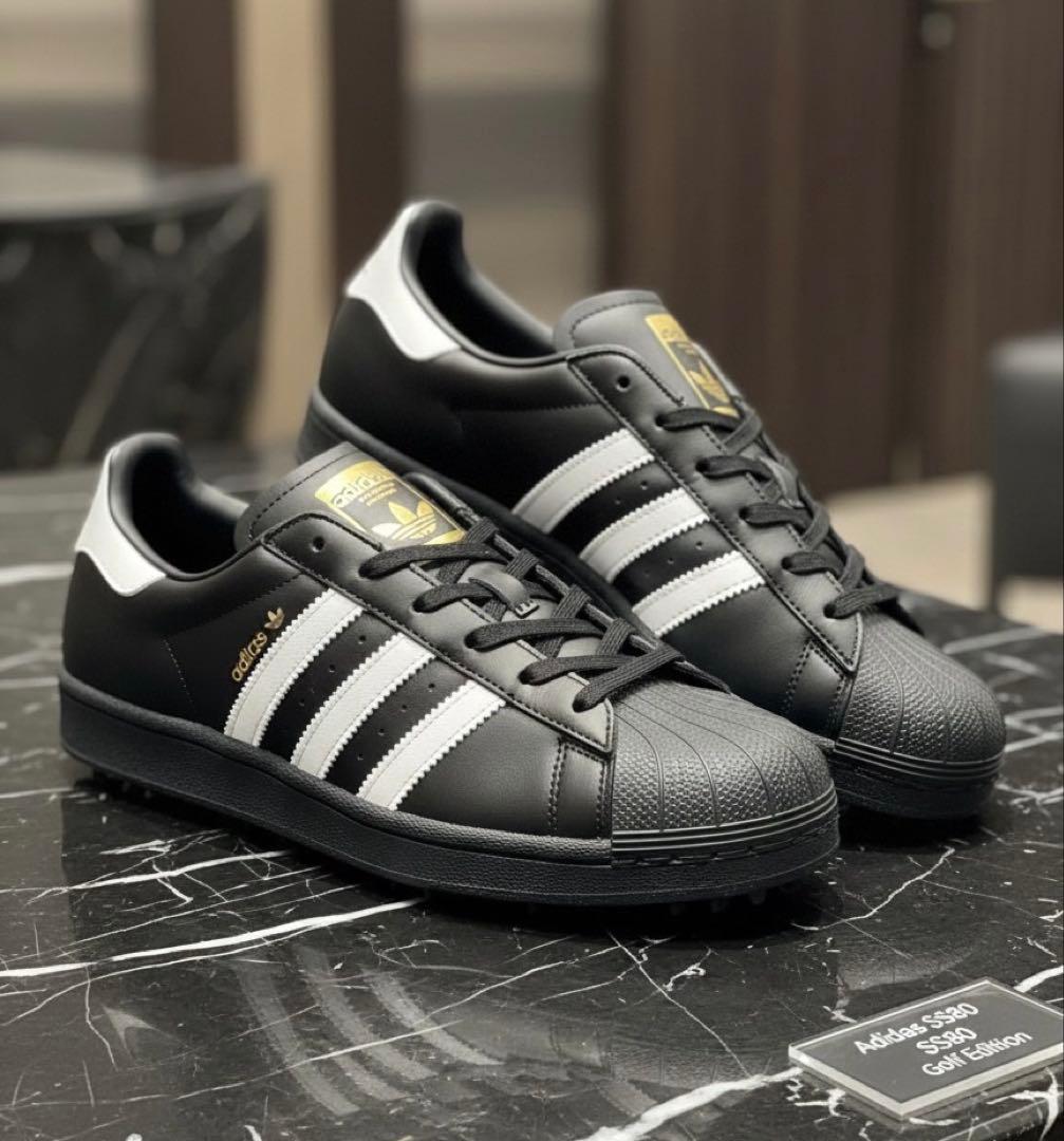 まくまく　アディダス ゴルフシューズ SS80 スーパースター 25.5