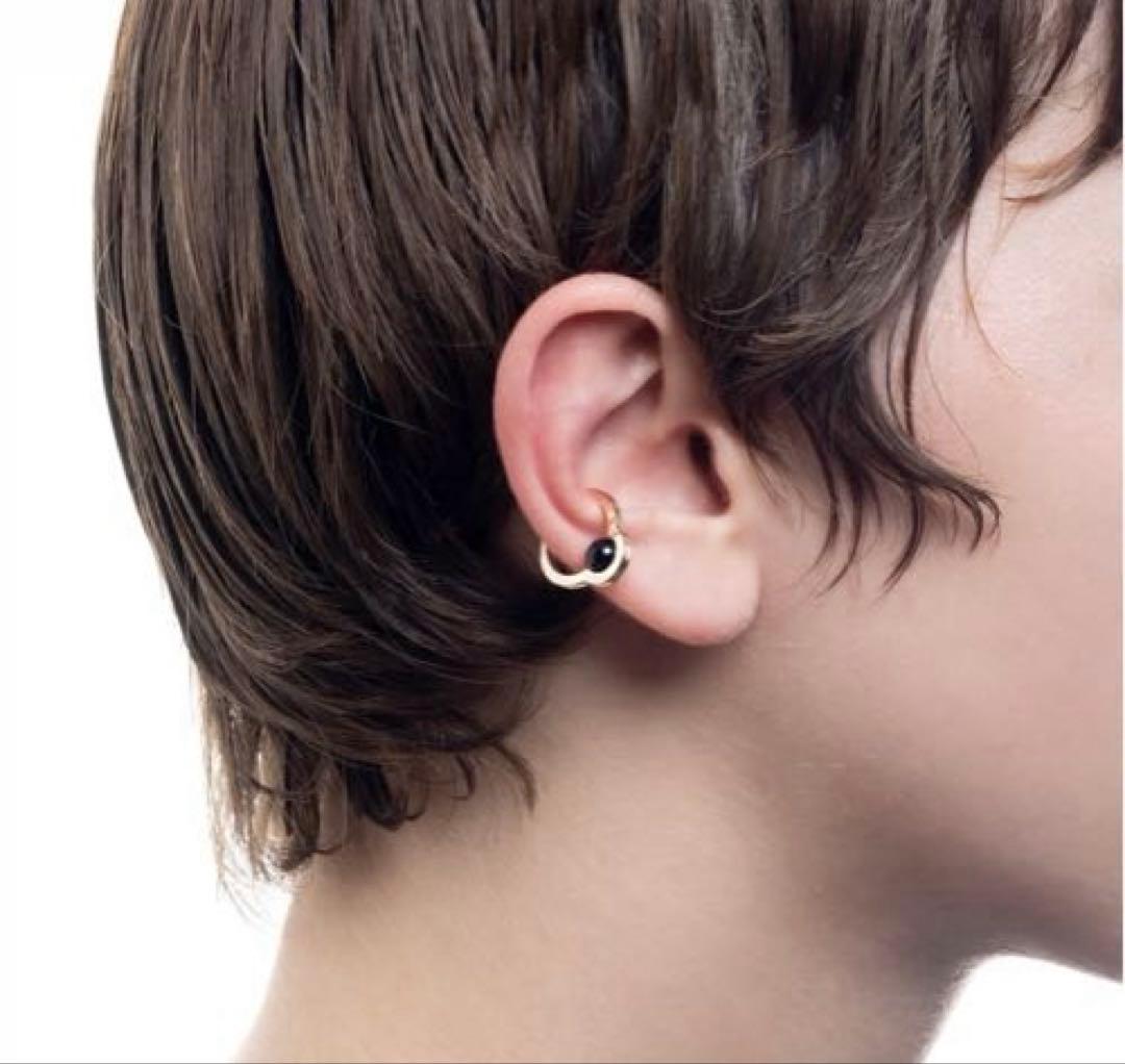 hirotaka ヒロタカMini BELUGA オニキス イヤーカフ イヤカフ