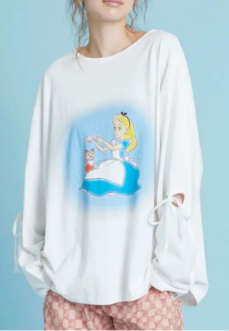 ■新品■Disney×little sunny bite コラボ アリスロンT