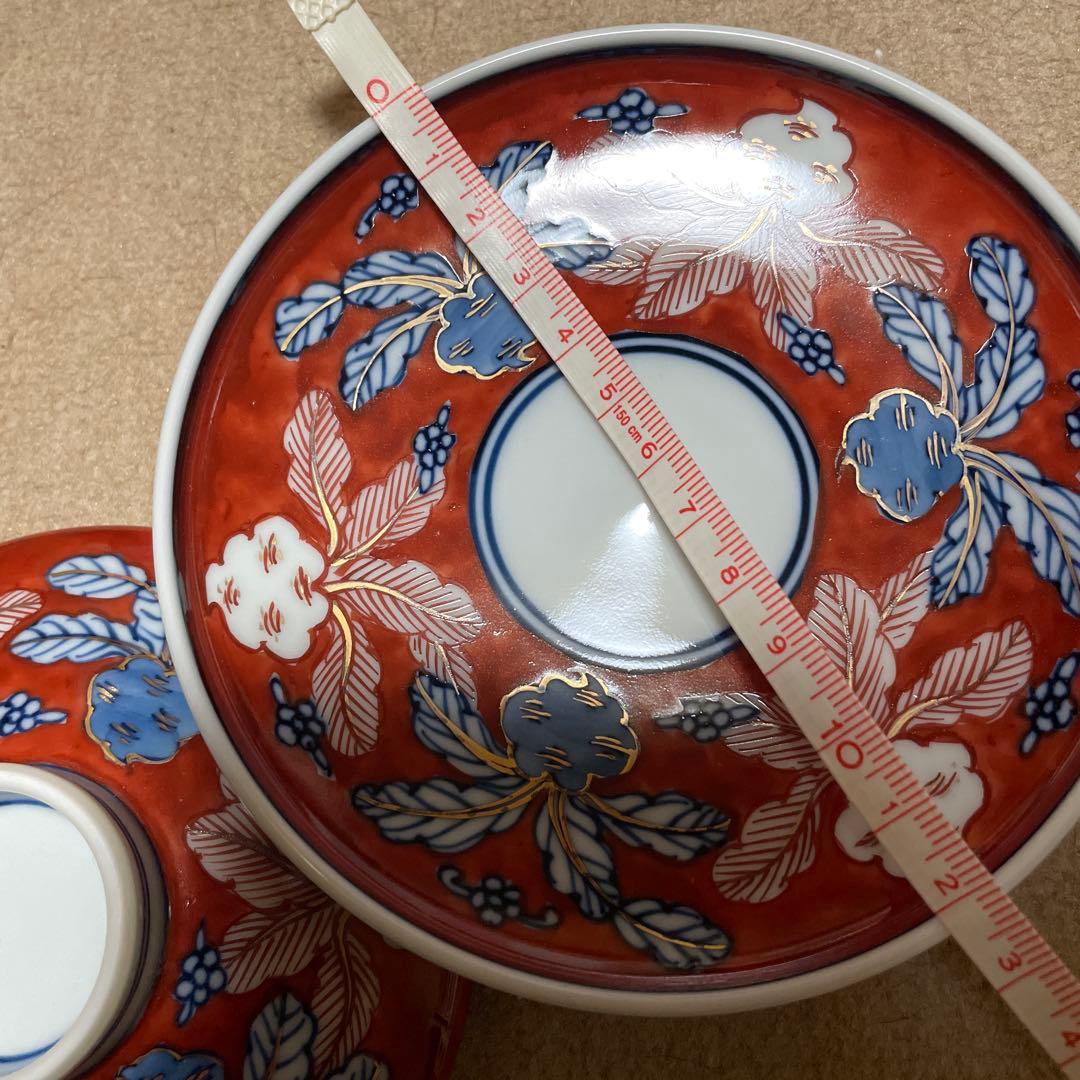 先代源右衛門　古伊万里風蕪絵　蒸椀未開封　傳　日本の器　木箱あり